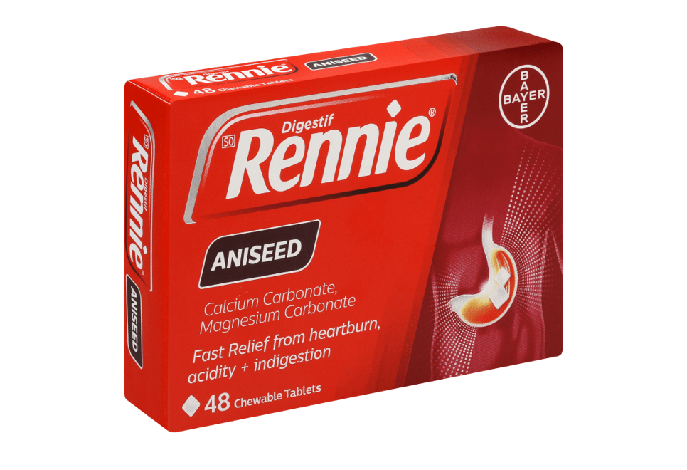 Rennie Aniseed Heartburn & Indigestion Tablets Rennie"